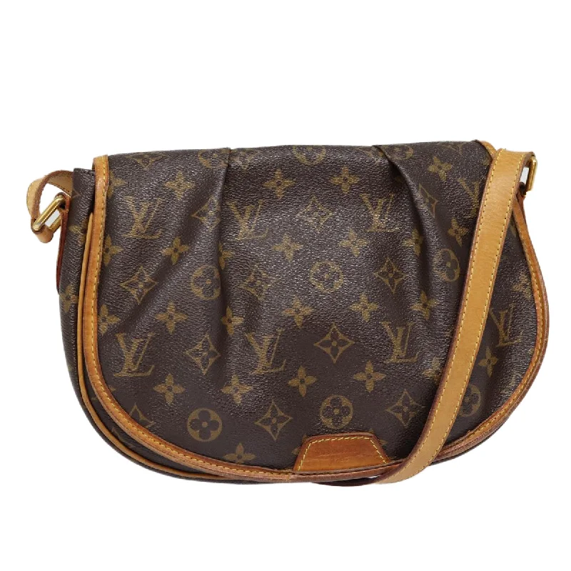 Stylish laptop bags for professionalsLOUIS VUITTON Monogram Menilmontant PM Shoulder Bag M40474 LV Auth 87593