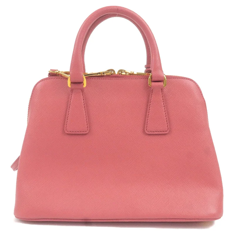 Designer bags with gold hardwarePRADA Leather 2Way Hand Bag Shoulder Bag Pink BL0838