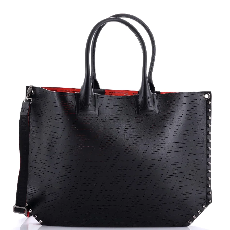 Customizable monogram bagsCabalou Tote Perforated Leather