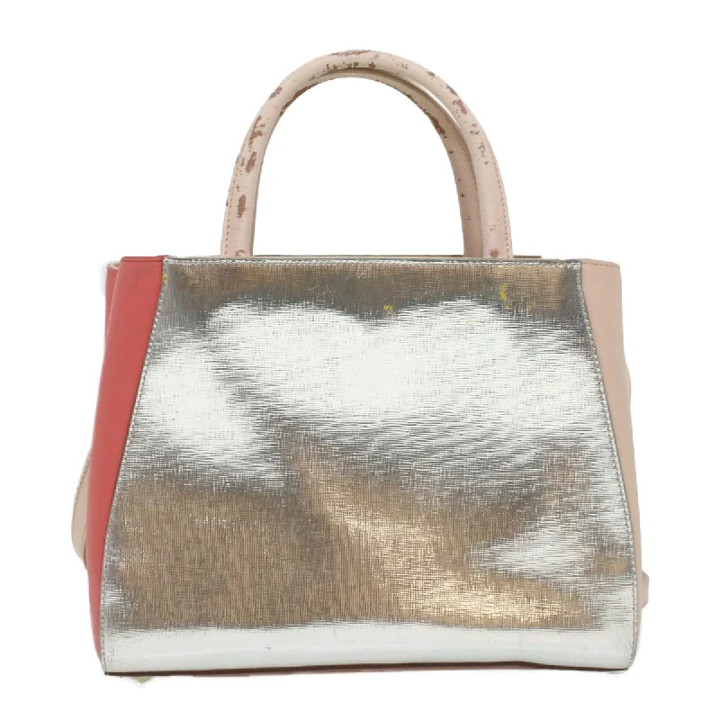 Best-selling designer bags 2025FENDI Hand Bag Leather Pink Silver beige  cl260