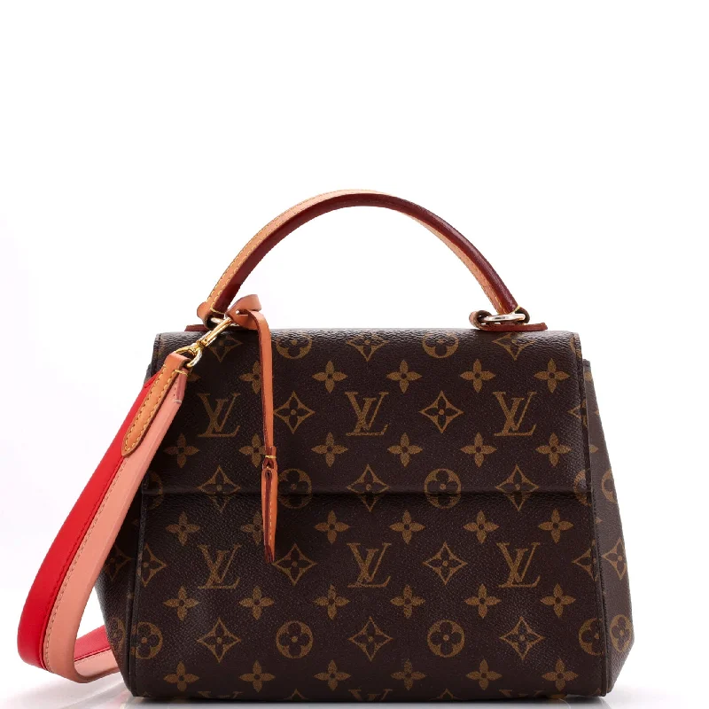 High-quality leather messenger bagsCluny Top Handle Bag Monogram Canvas BB