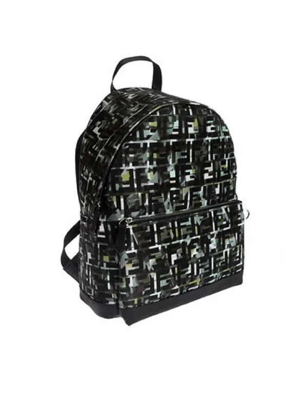 Sustainable fashion bagsFendi Unisex FF Multicolor Camouflage Backpack 7VZ042