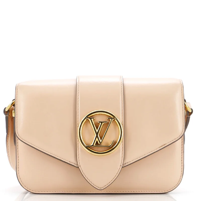 High-end designer bags for menLV Pont 9 Bag Leather