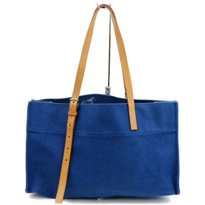 Affordable designer bag dupesIndistinguishable  Hermes Tote Bag Etriviere Blue Canvas (SHC7-10179)