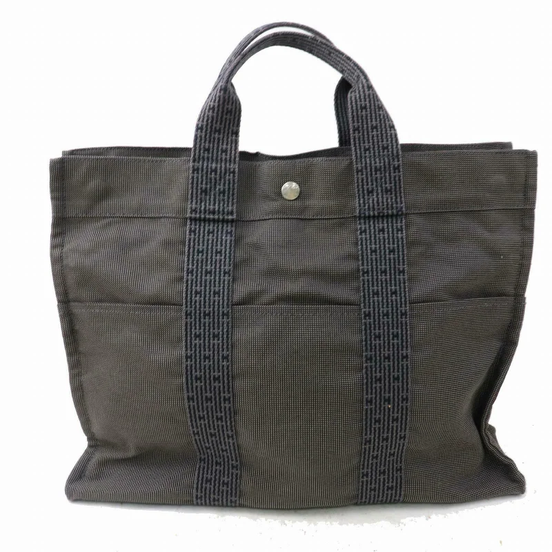 Affordable luxury bags Indistinguishable  Hermes Tote Bag Gray Canvas (SHC1-15567)