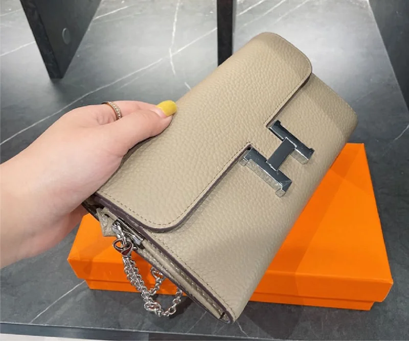 High-quality leather messenger bagsWoman new Hermes shoulder bag